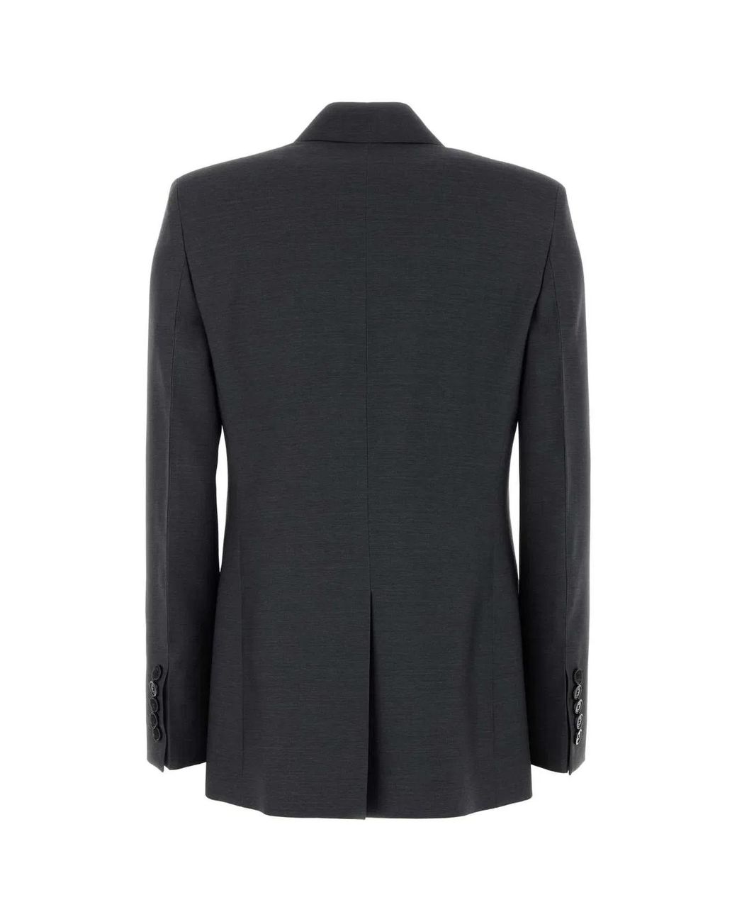Gucci Black Graphite Wool Blazer