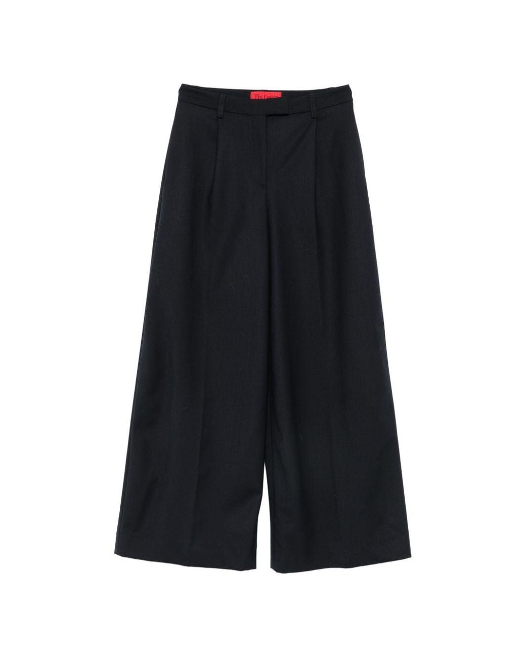 THE LATEST Blue Deva Wool Blend Trousers