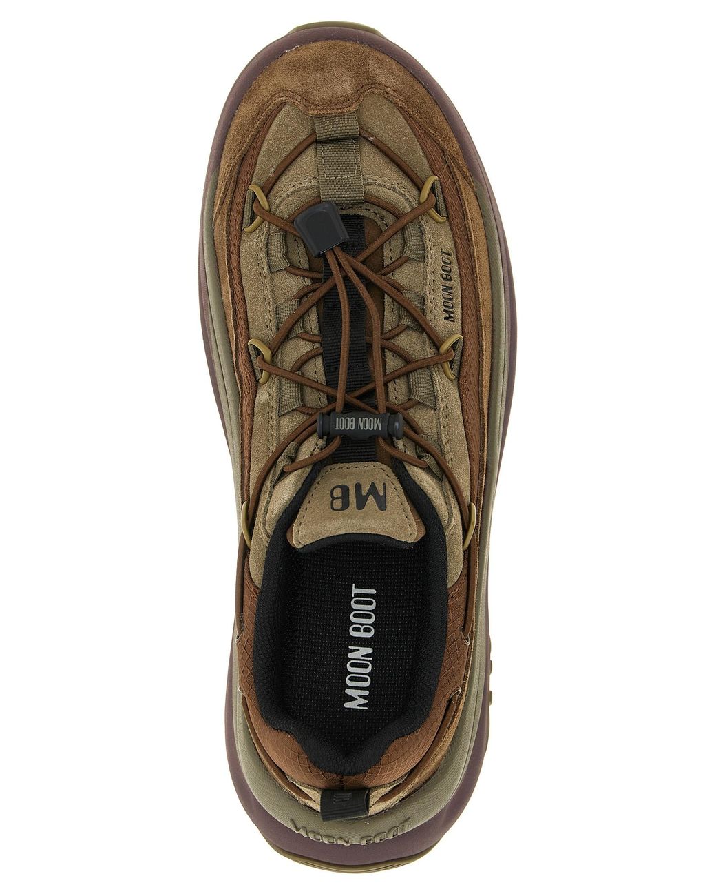 Moon Boot Brown 'Moon247 Xlace' Sneakers for men