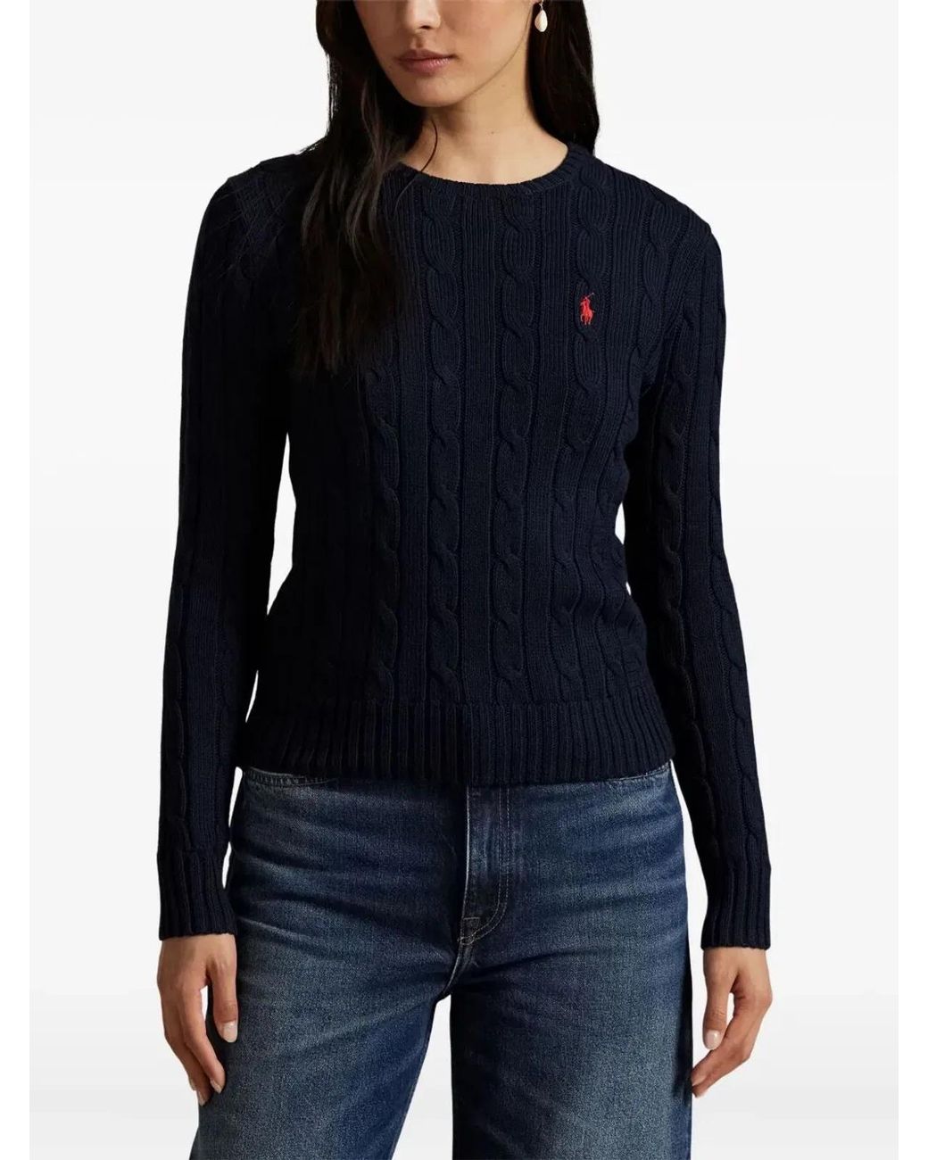 Polo Ralph Lauren Blue "Julianna" Long Sleeves Pullover