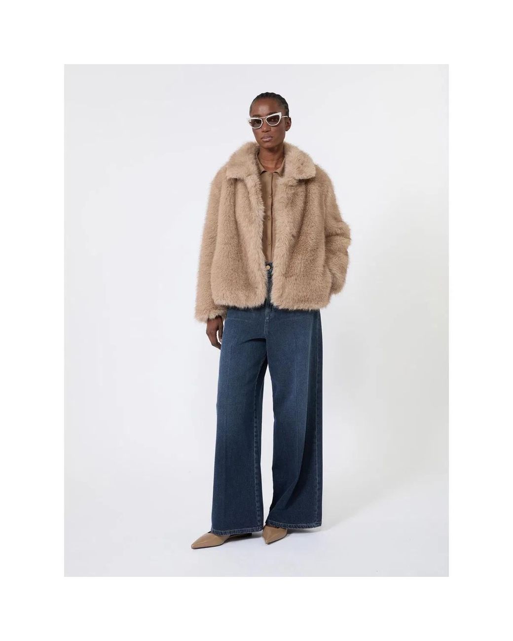 Max Mara Natural Max Mara S "Smm Alce" Cropped Fur