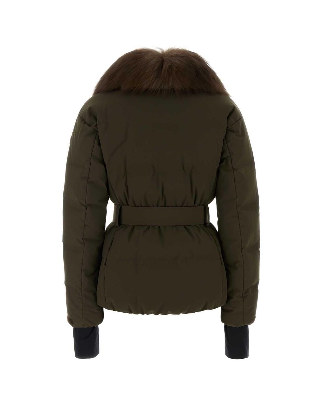 Moncler Black Stretch Nylon Down Jacket