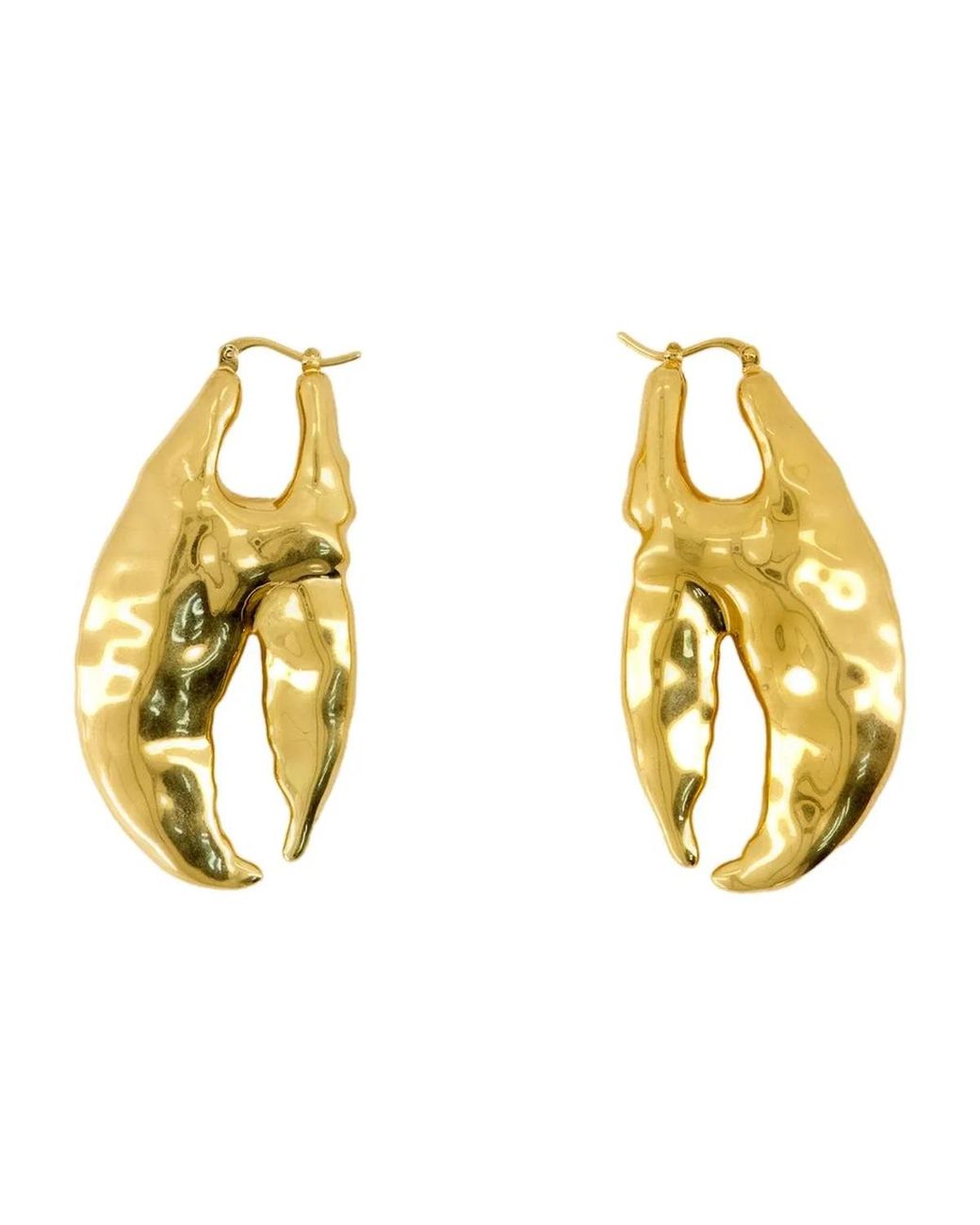 Jacquemus Metallic Les Boucles Homard