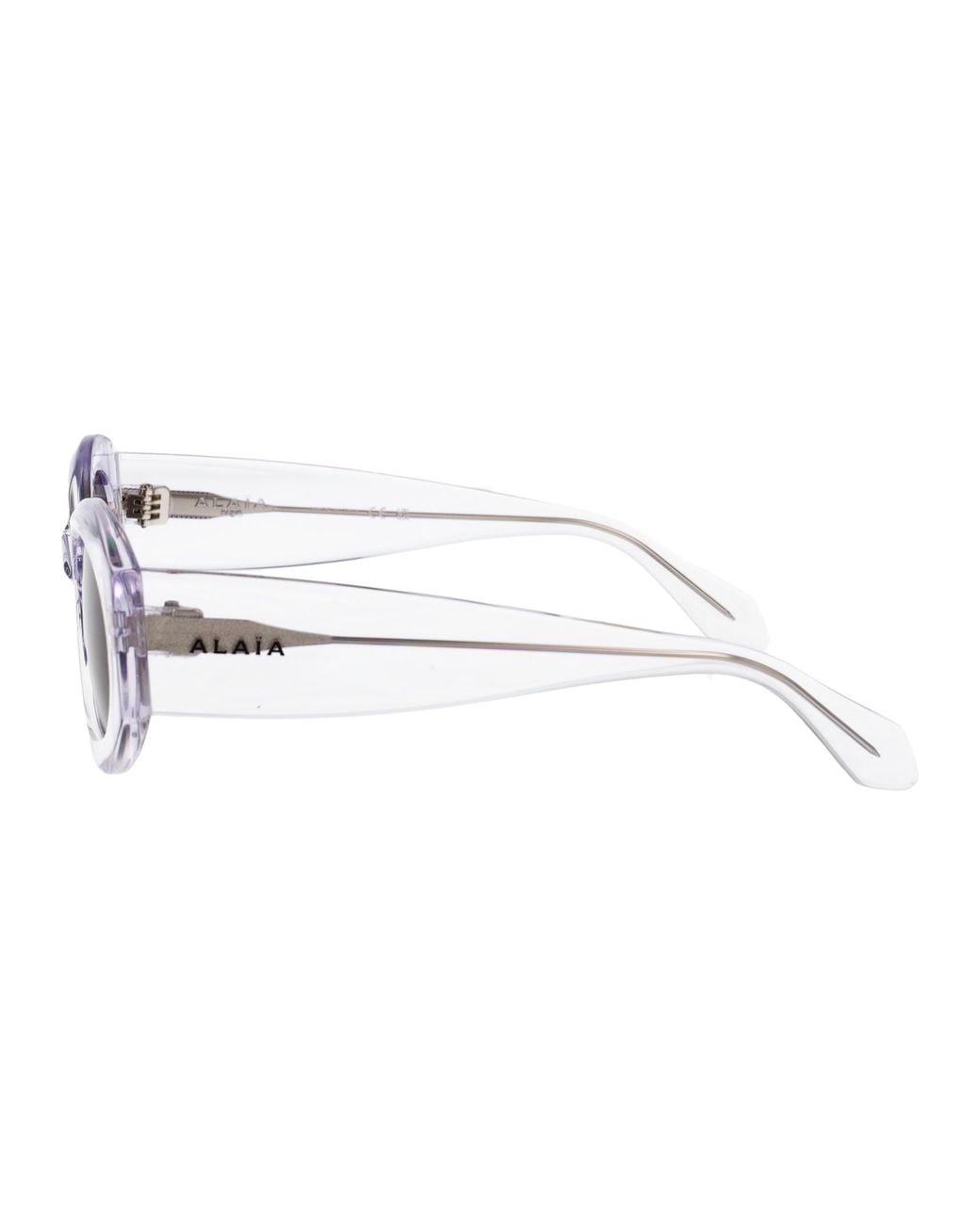 Alaïa Black Alaia Crystal-Crystal- Acetate Sunglasses