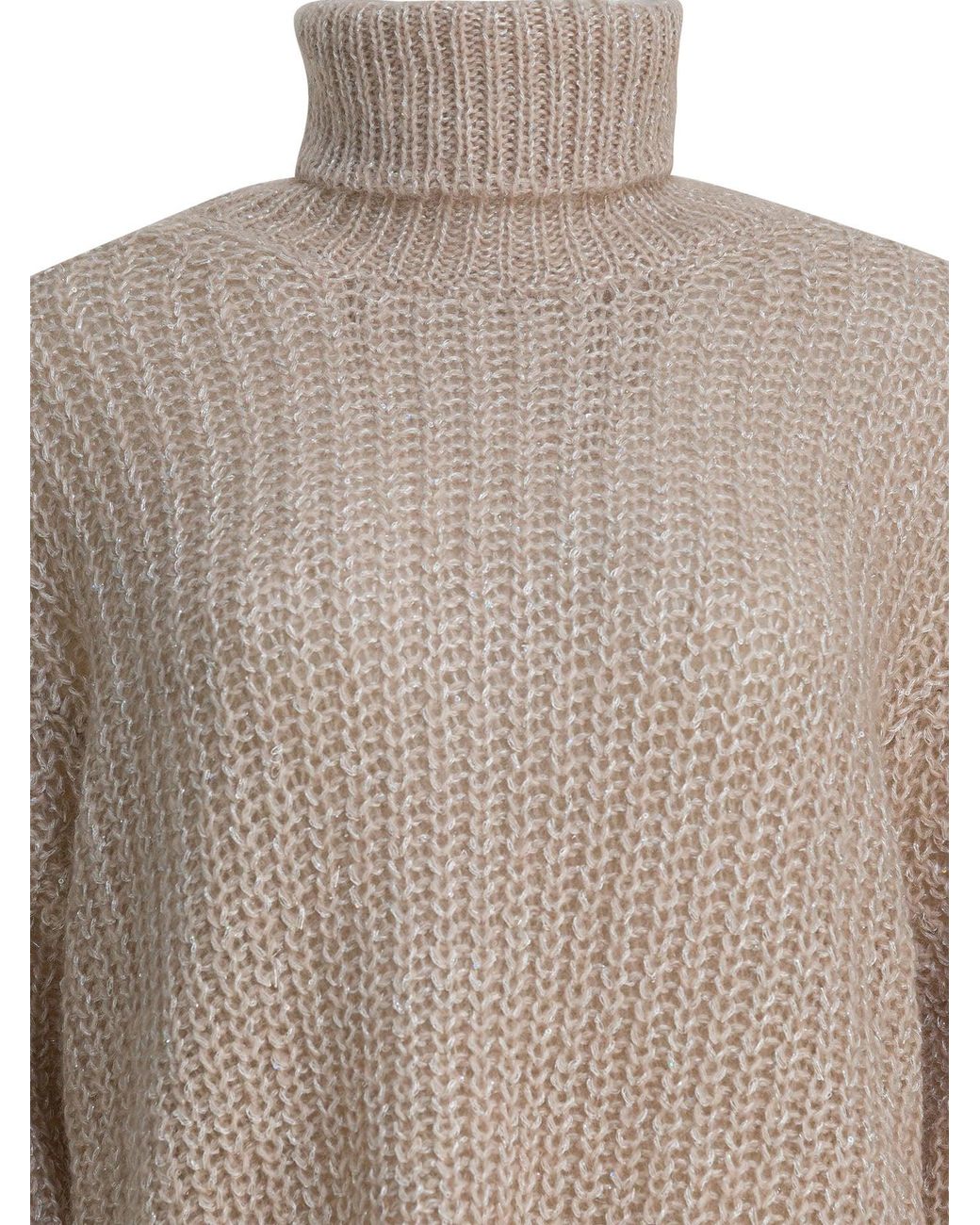 Herno Natural Wool And Alpaca Turtleneck Sweater