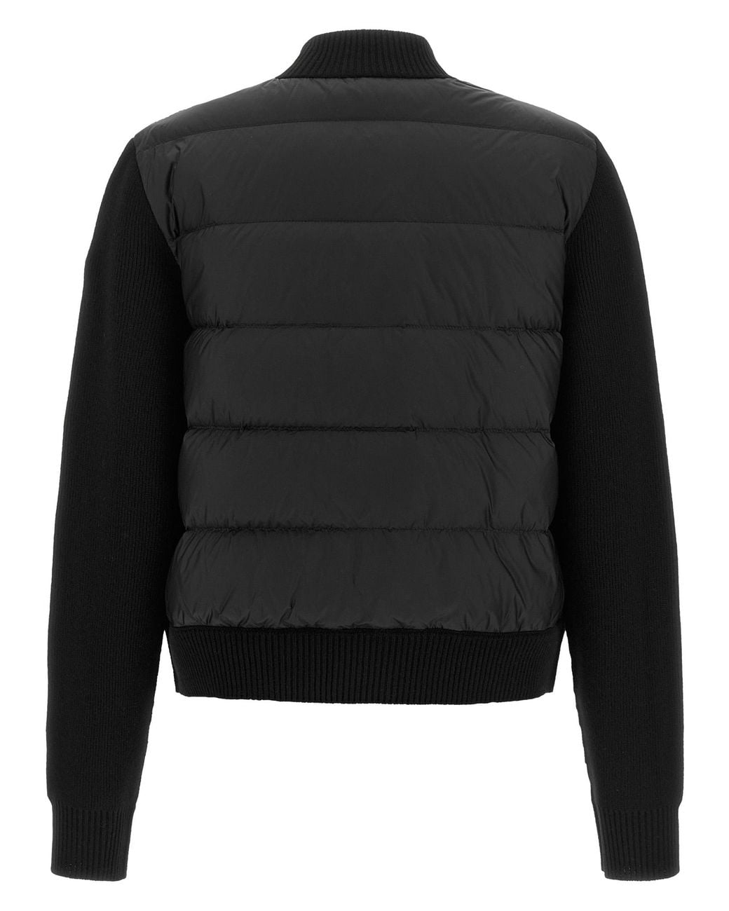 Moncler Black Padded Back Cardigan