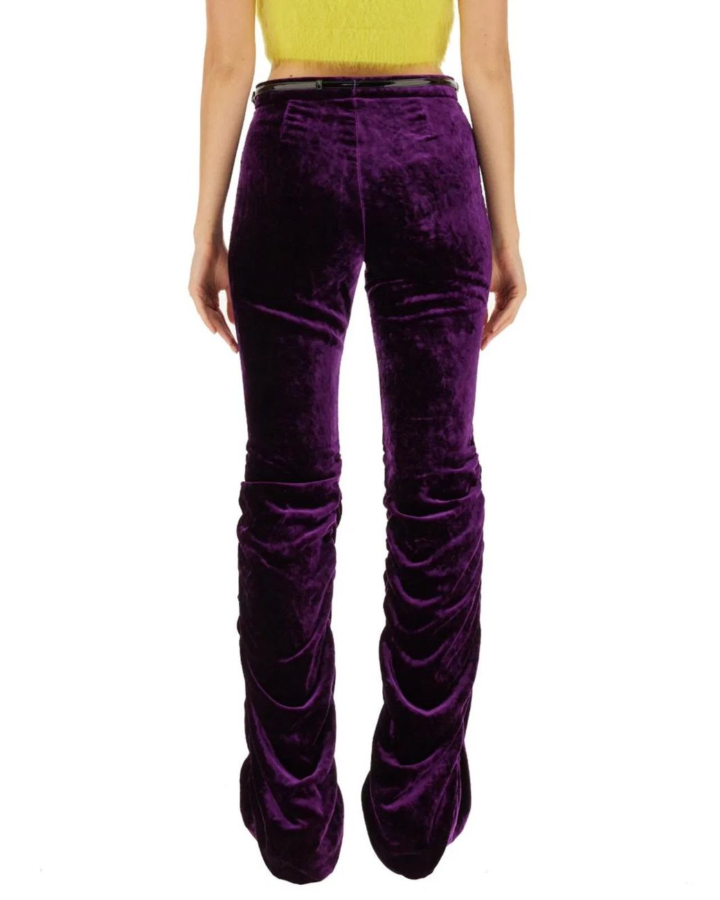 Gucci Blue Skinny Flat Front Pants