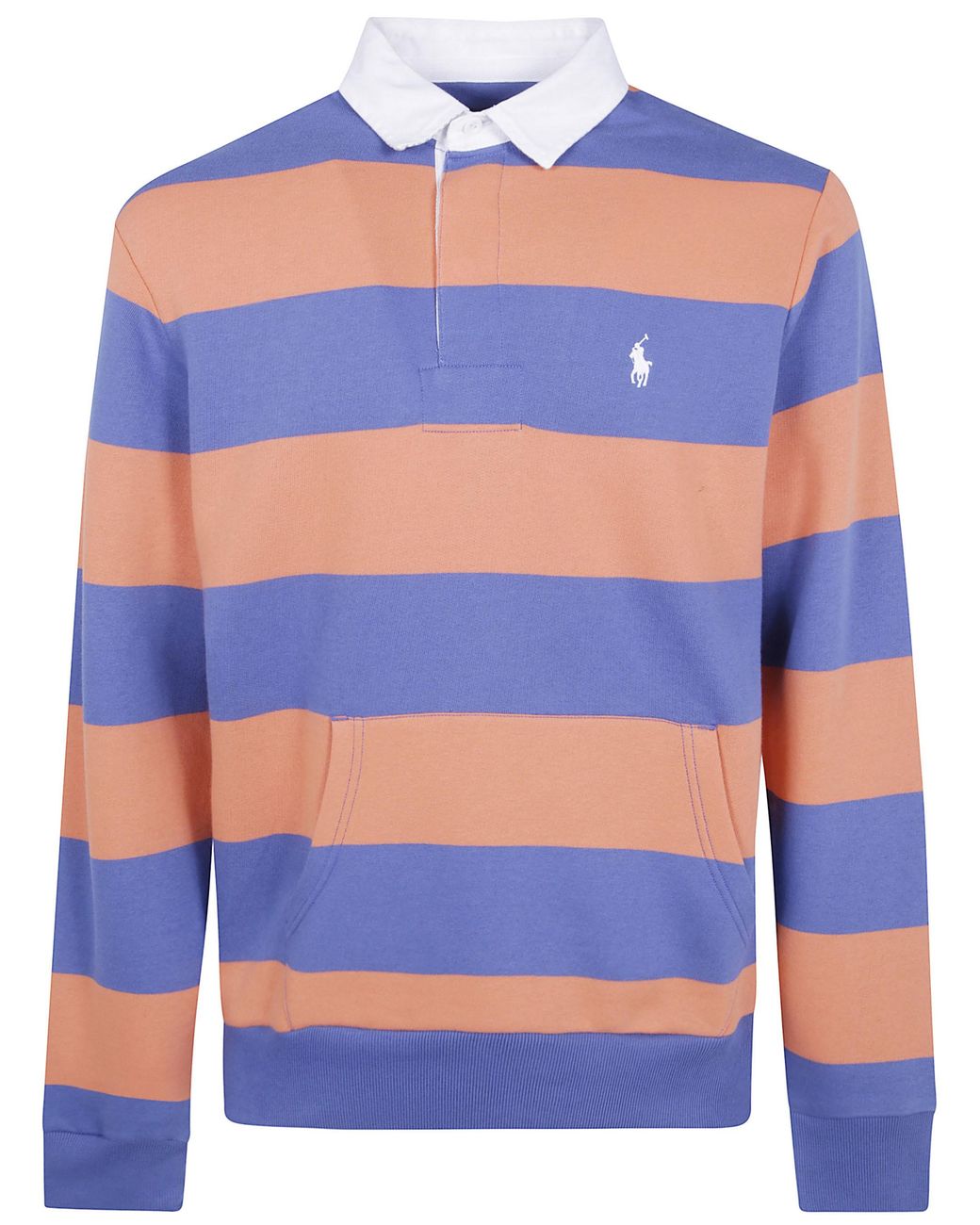 Polo Ralph Lauren Blue Knit Rugby Pullover for men