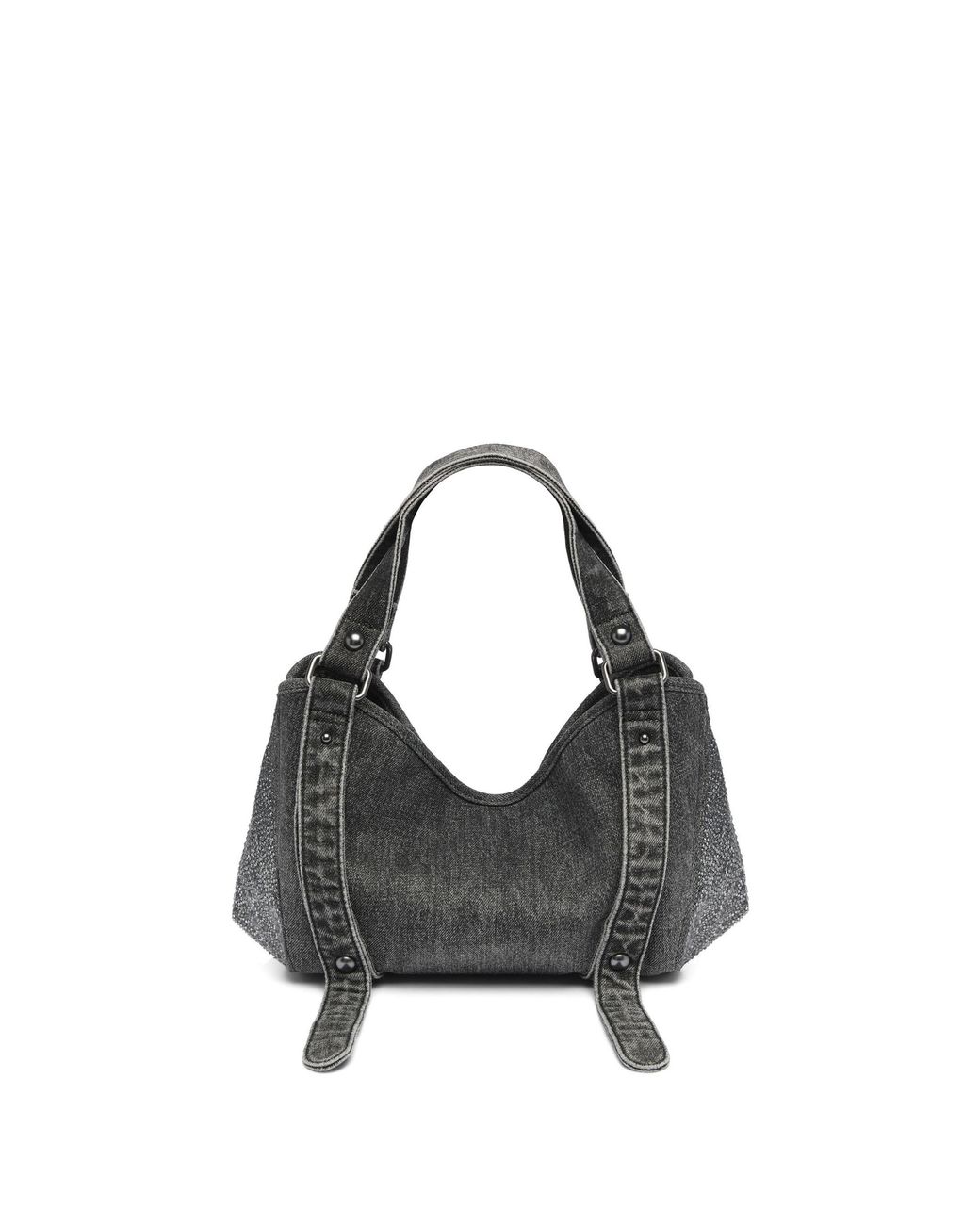 DIESEL Black D-One Top Handle S Tote Bag