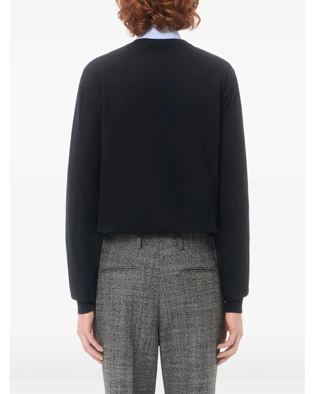 Valentino Blue Vlogo Signature Wool Sweater for men