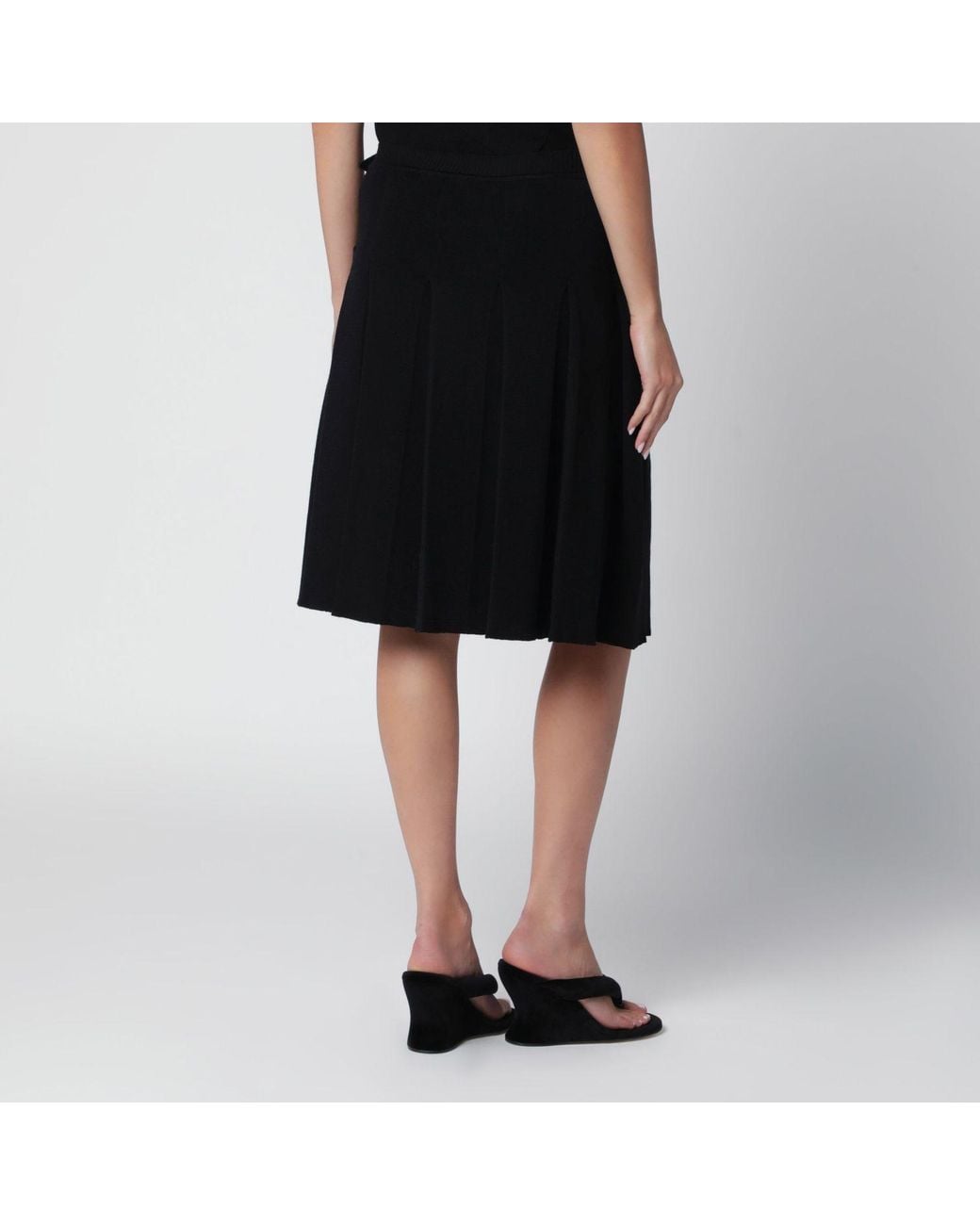 Vivienne Westwood Black Alex Kilt Skirt With Orb Logo