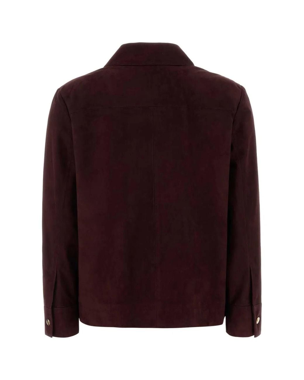 Max Mara Purple S Maxmara Grape Suede Abisso Jacket