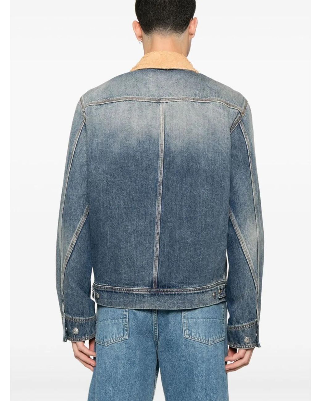 McQueen Blue Denim Jacket for men