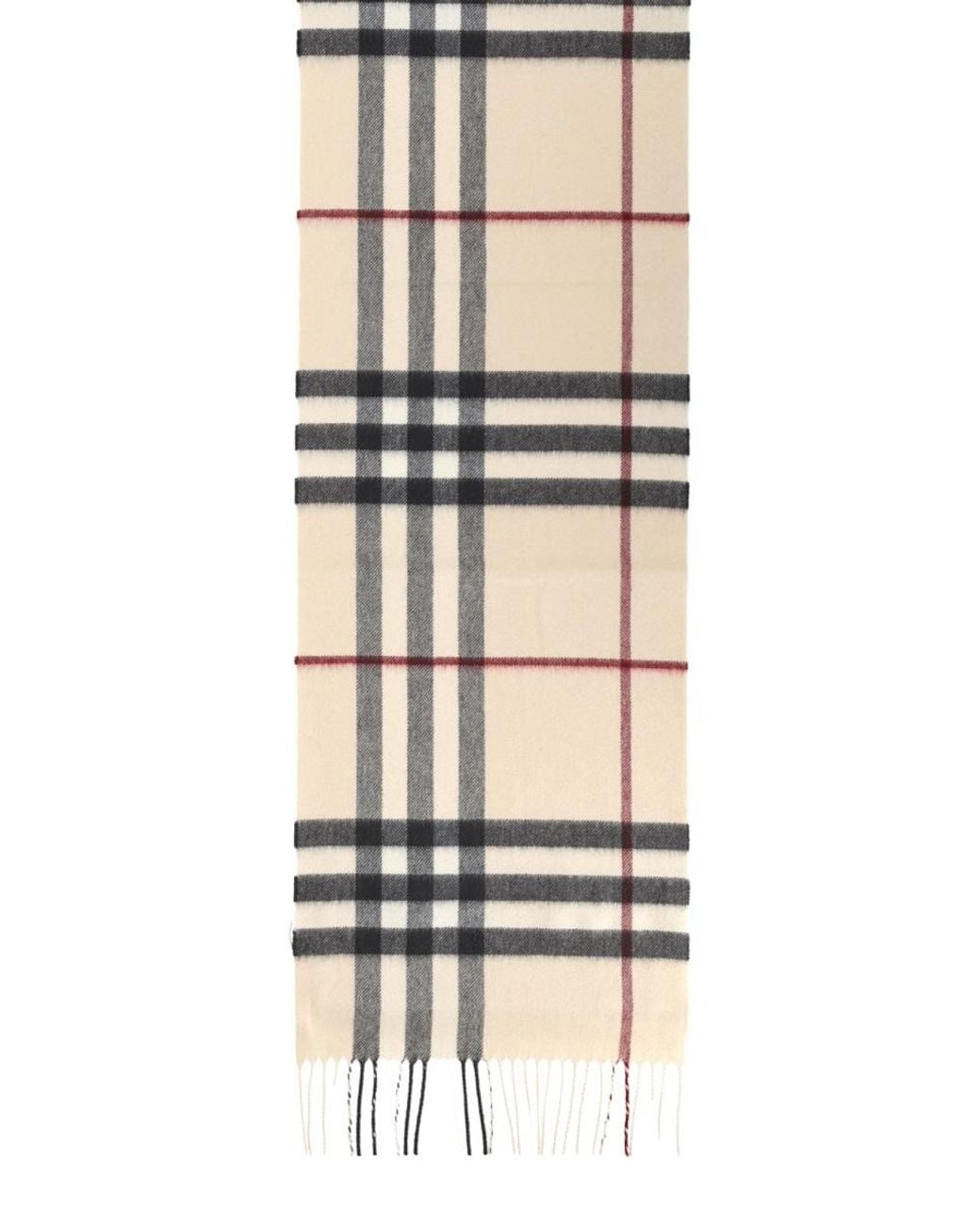 Burberry Gray Sciarpa Check