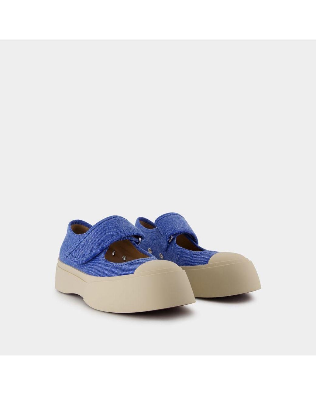 Marni Blue Flat Shoes