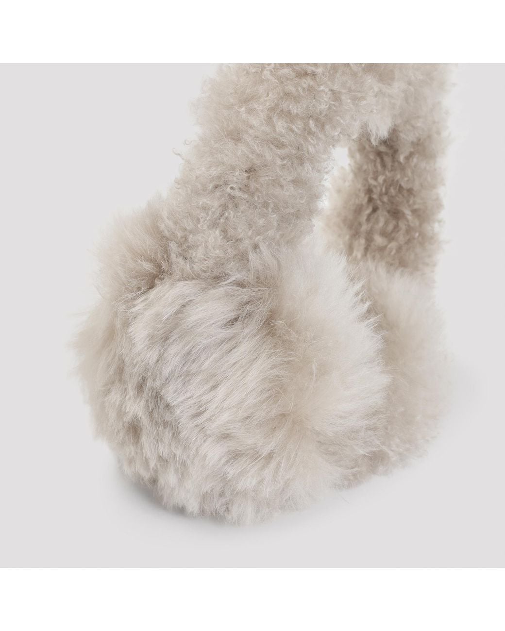 Yves Salomon Natural Lamb Earmuffs