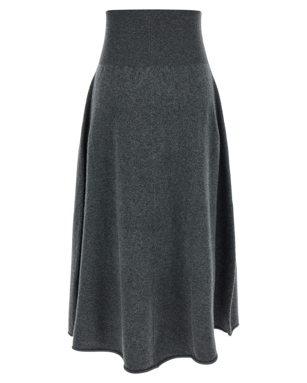 Extreme Cashmere Gray 'N°388 Ease' Skirt