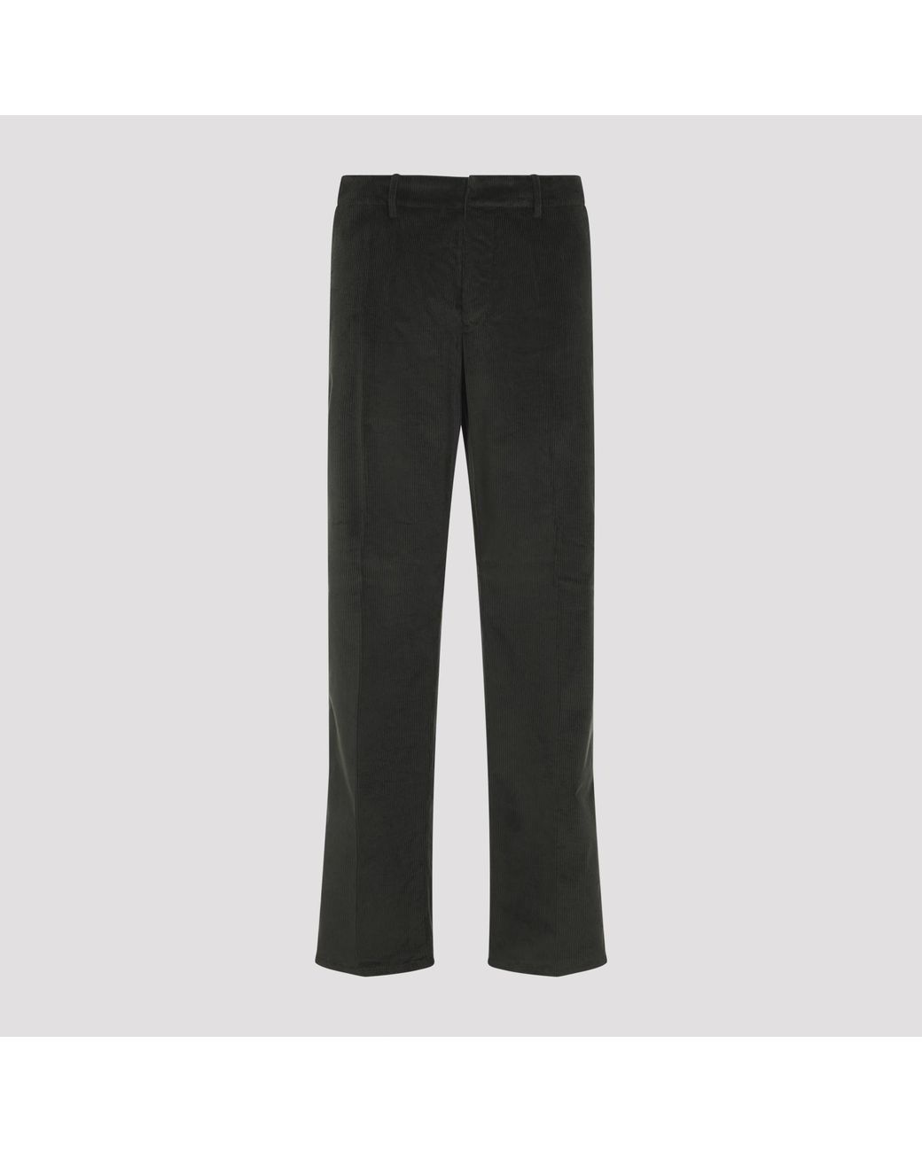 Etro Black Roma Stretch Cotton Corduroy Pants for men