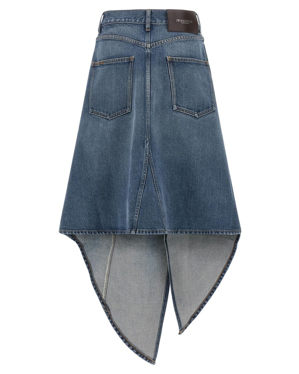 J.W. Anderson Blue J.W.Anderson 'Drop Front' Skirt