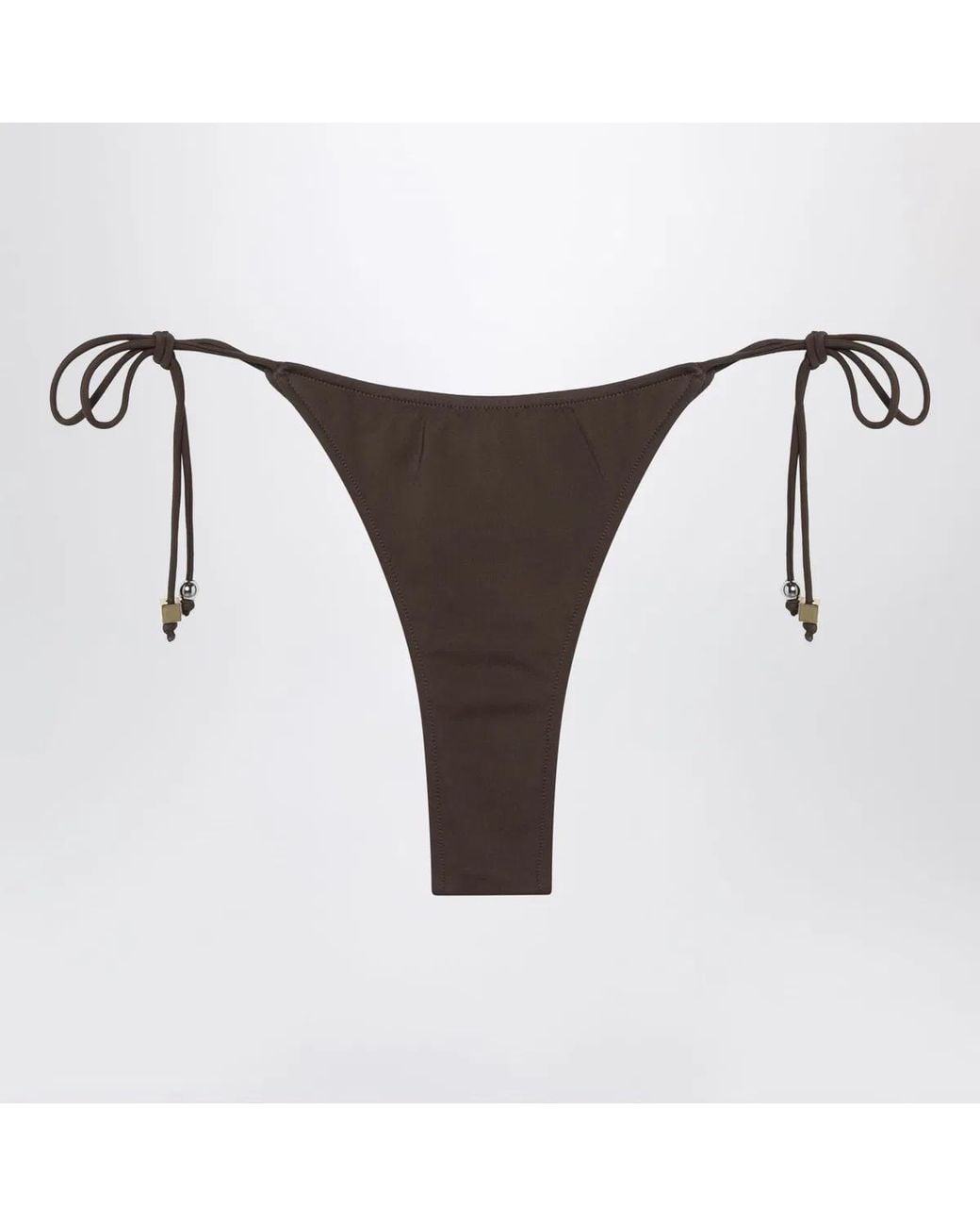 Jacquemus White Triangle Bikini Bottom