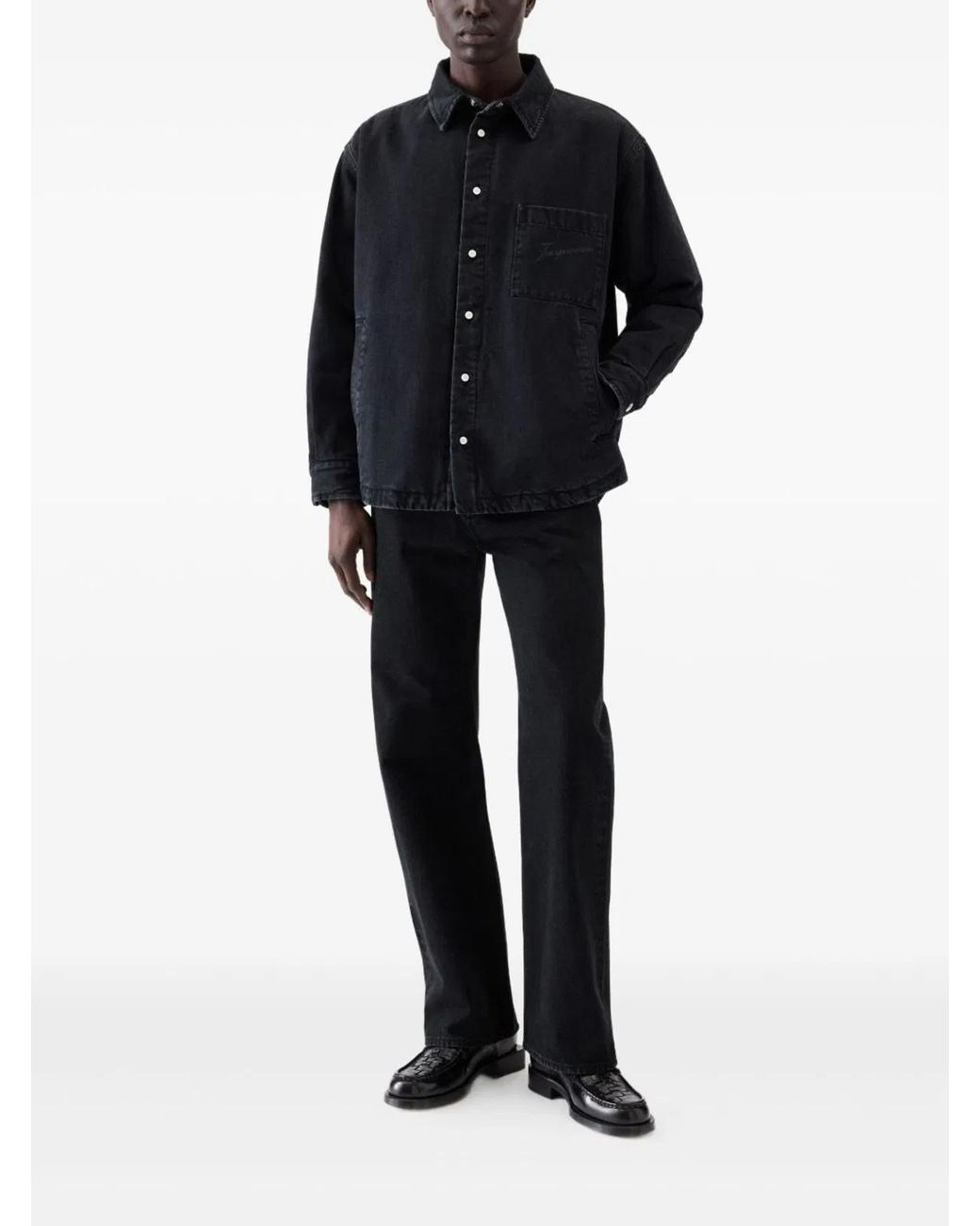 Jacquemus Black Boulanger Shirt Jacket for men