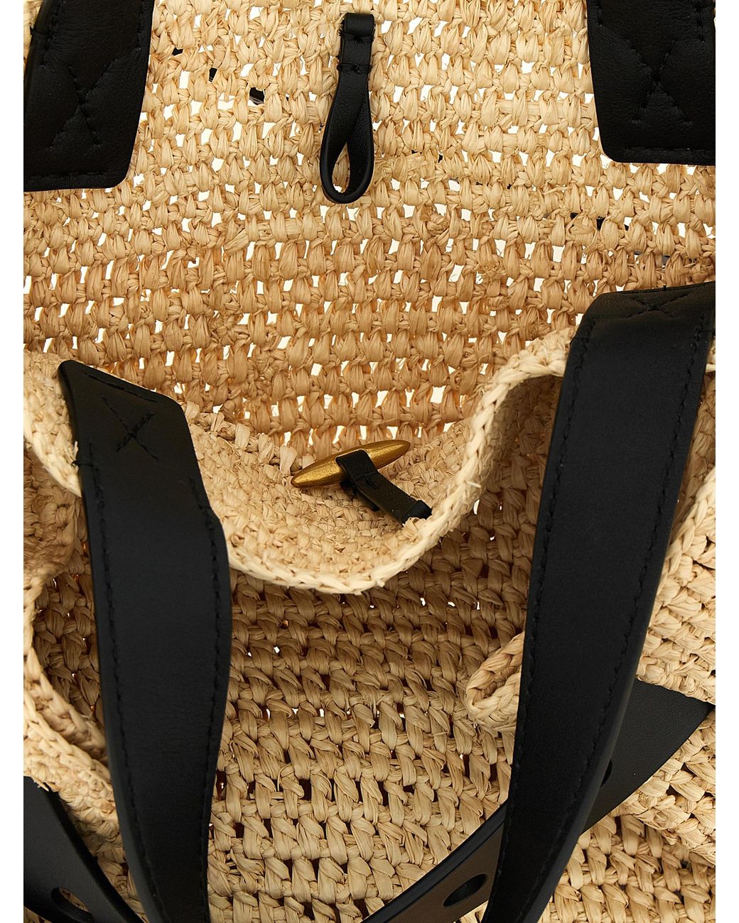 Loewe Natural 'Punch Hole' Mini Shopping Bag