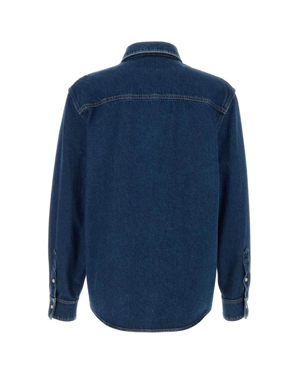 Valentino Garavani Blue Denim Shirt for men