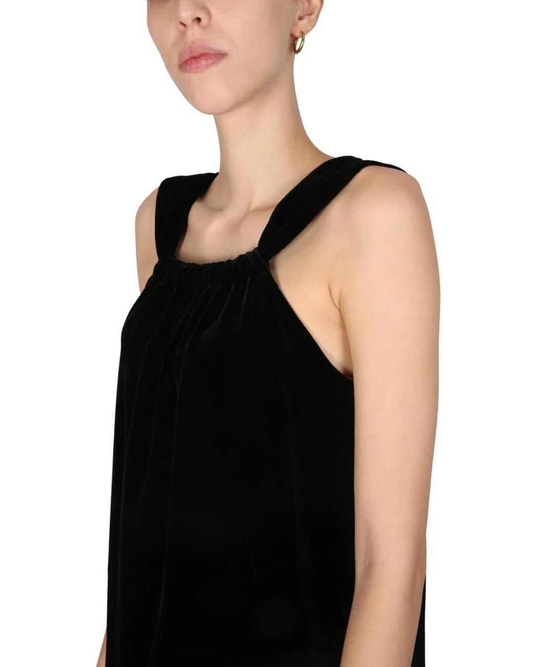 Boutique Moschino Black Mini Trapeze Dress