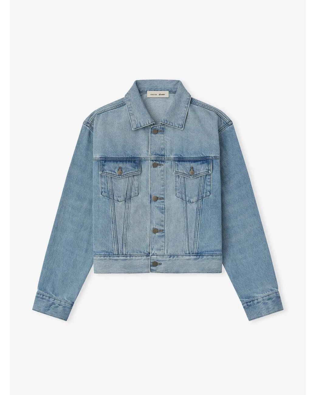 Fear Of God Blue Classic Denim Jacket for men