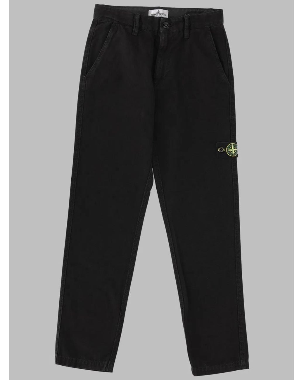 Stone Island Black Reguther Boys' Trousers
