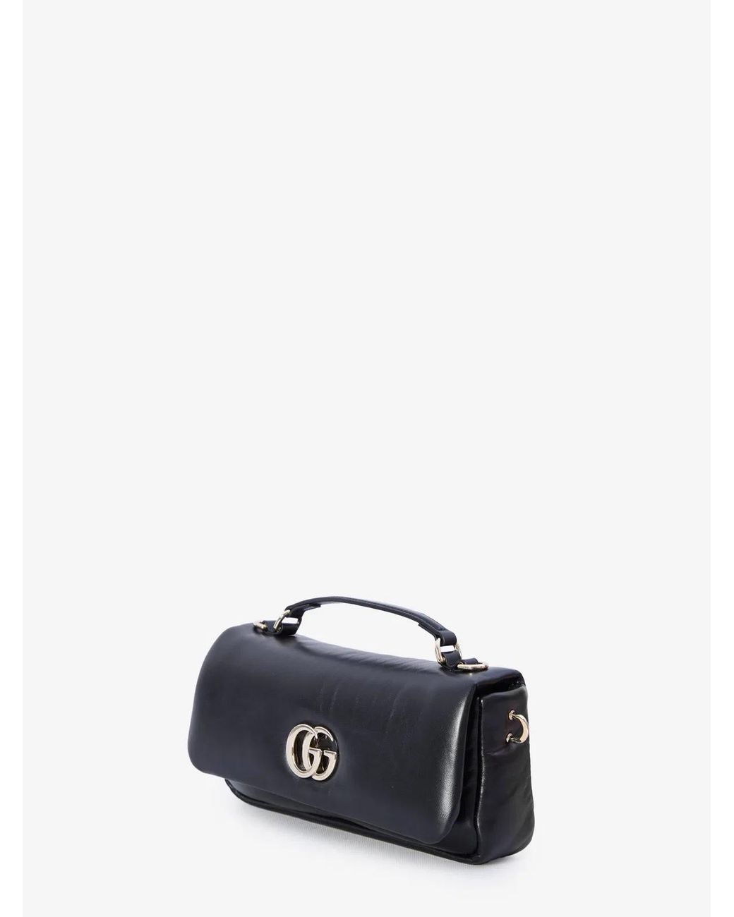 Gucci Blue Small Gg Milano Leather Handbag