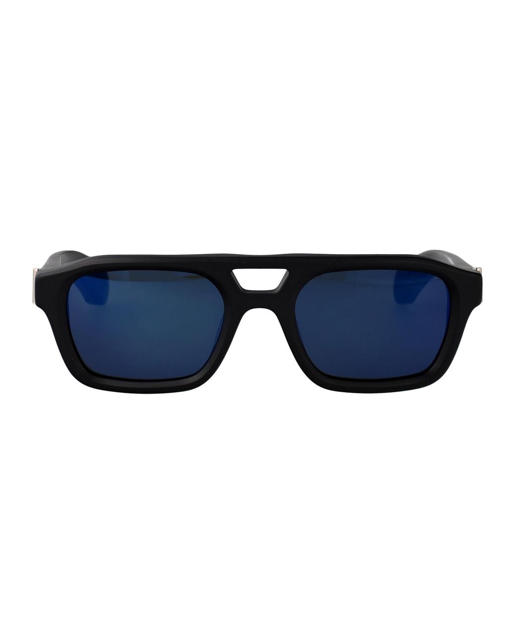 McQueen Blue Recycled Acetate Sunglasses