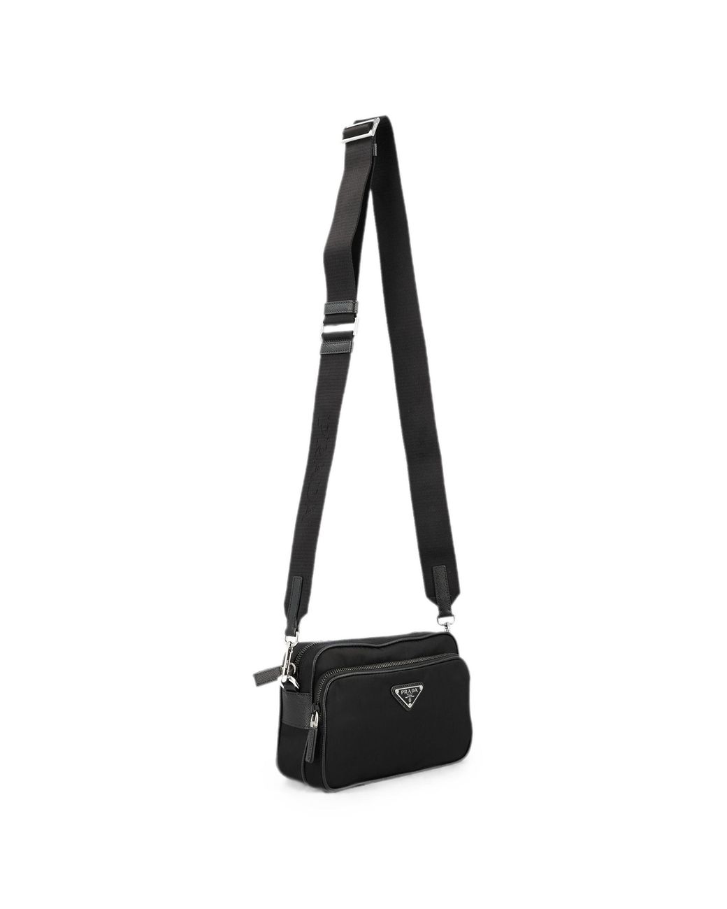 Prada Black Nylon Crossbody Bag for men
