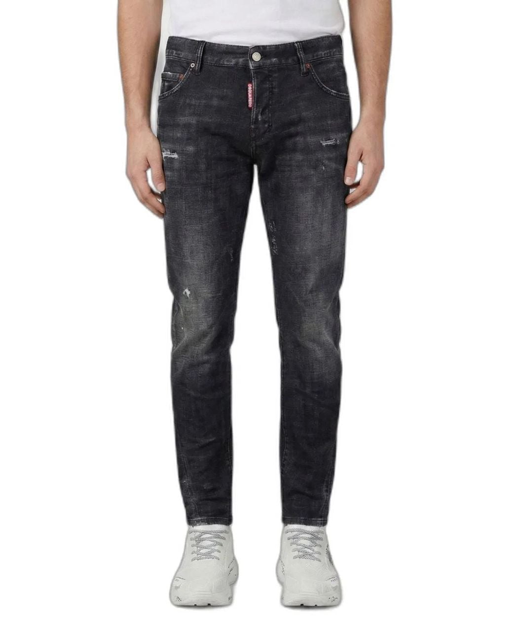 DSquared² Blue Pants 5 Pockets for men