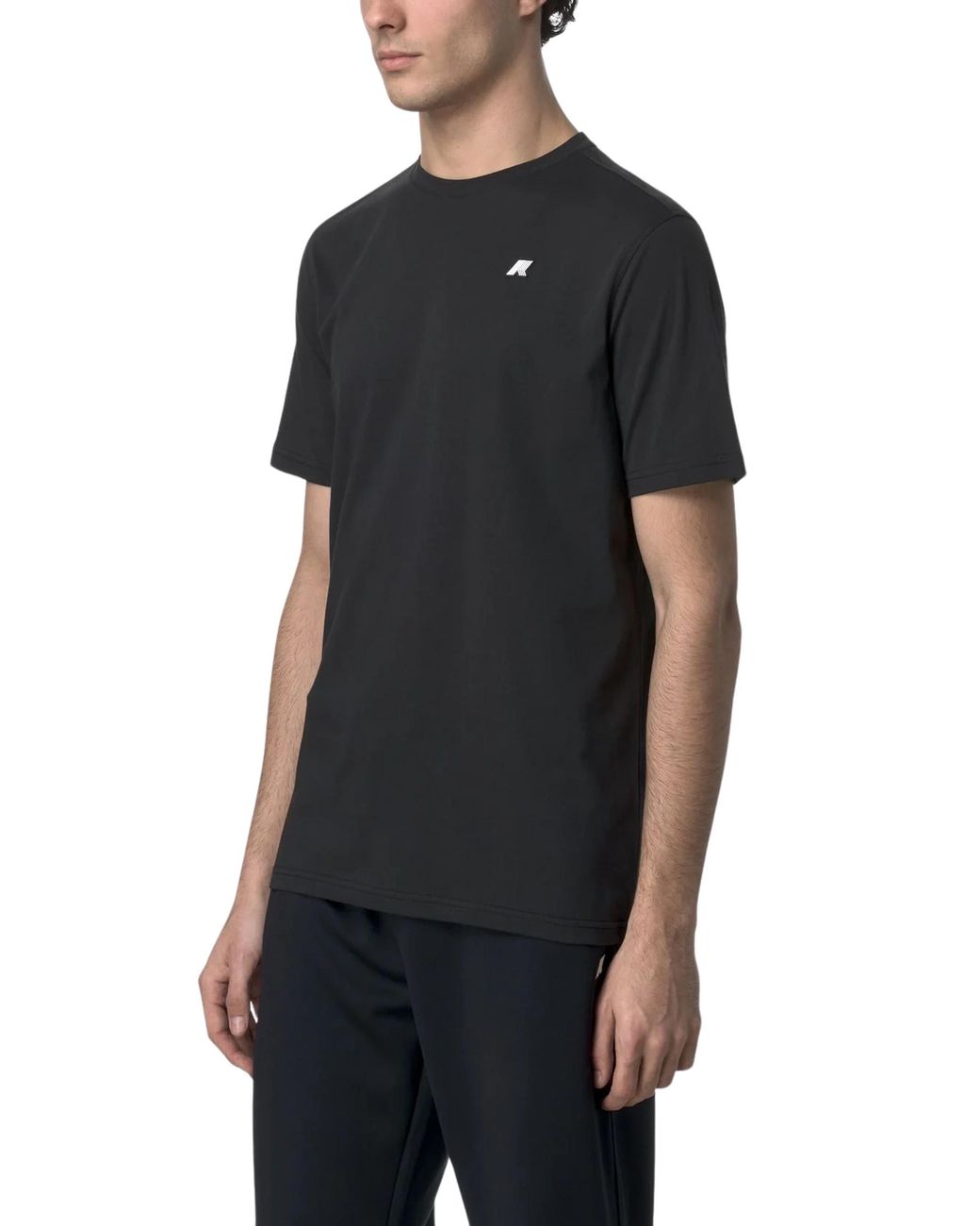 K-Way Black Odem Jersy Slim for men