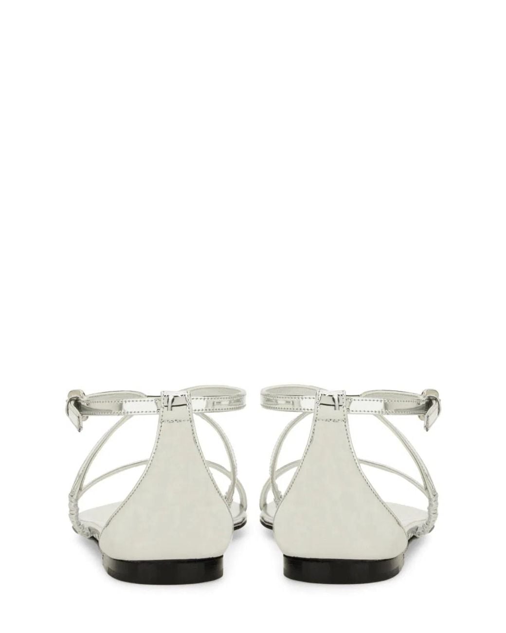McQueen White Strappy Sandal