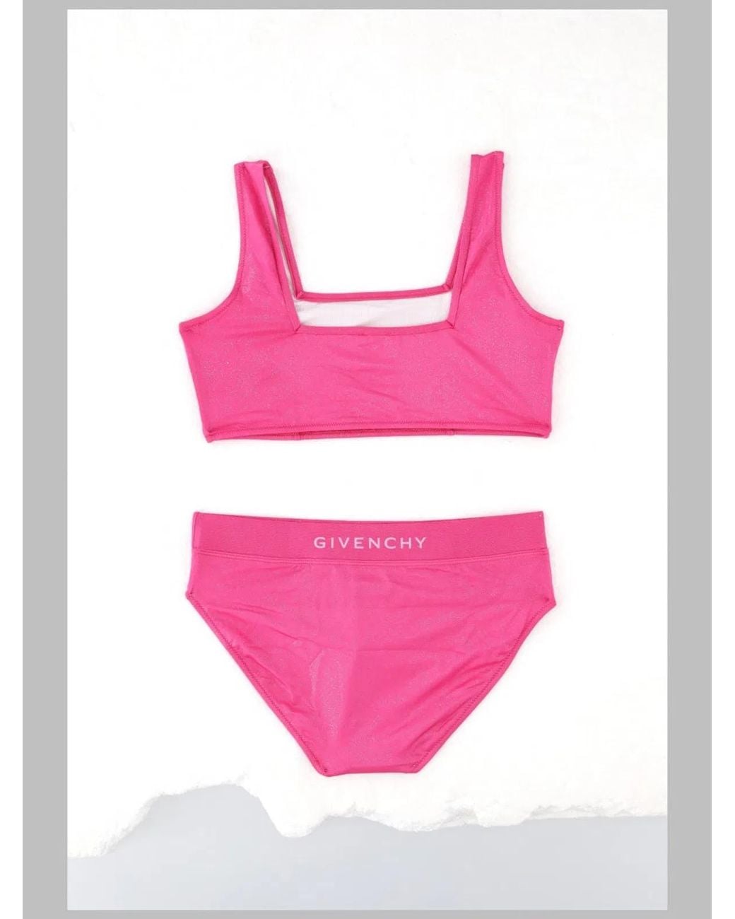 Givenchy Pink Girls' Two-Piece Swimsuit