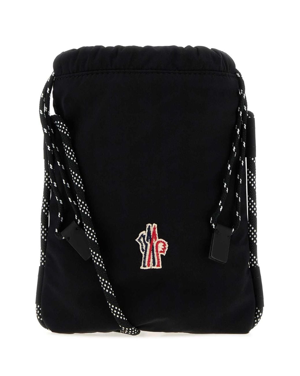 Moncler Black Makaio Mini Crossbody Bag With Adjustable Strap for men