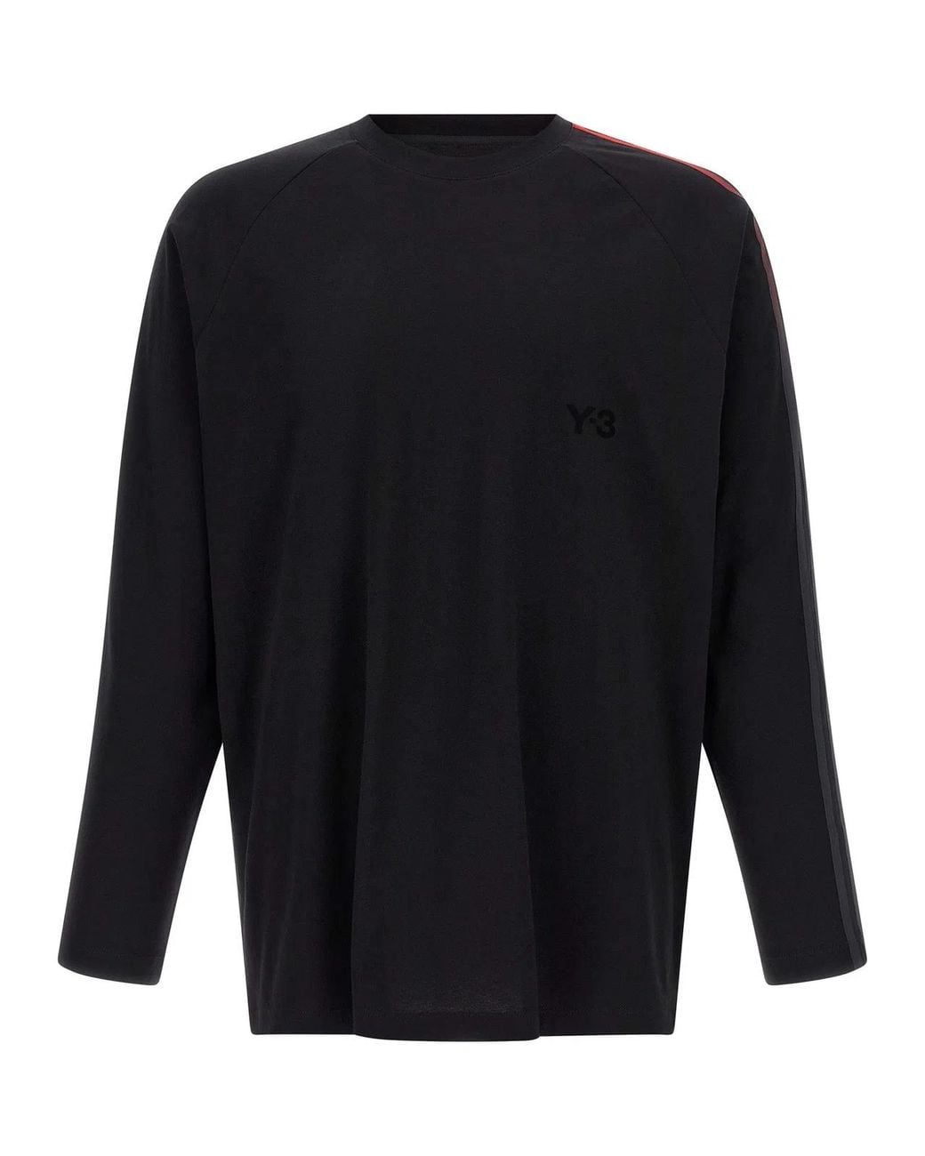 Y-3 Blue Oversized Gradient Stripes' T-Shirt for men