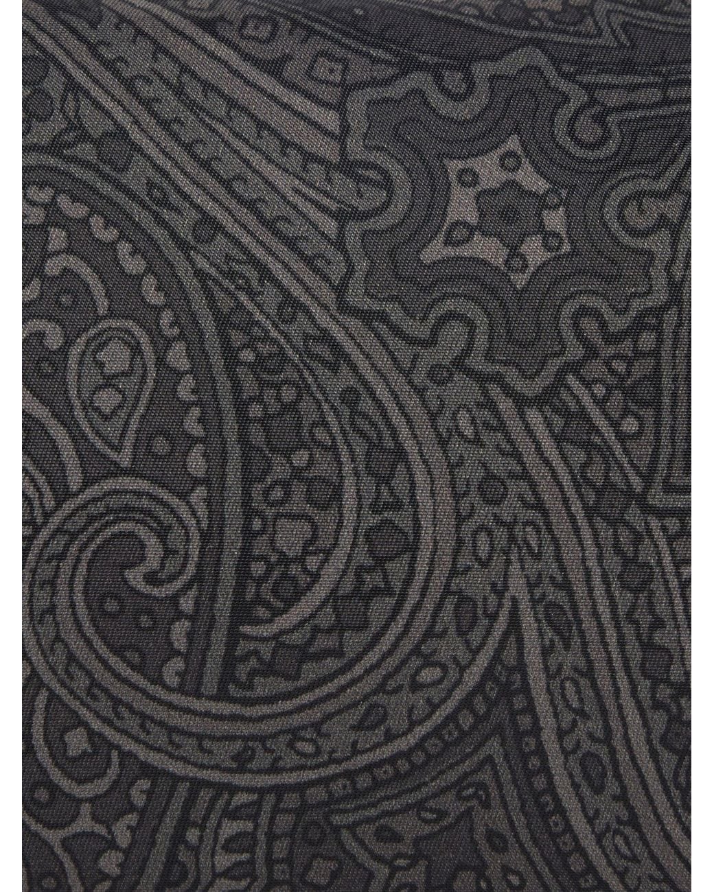 Etro Gray Small Arnica Paisley-Print Wash Bag for men