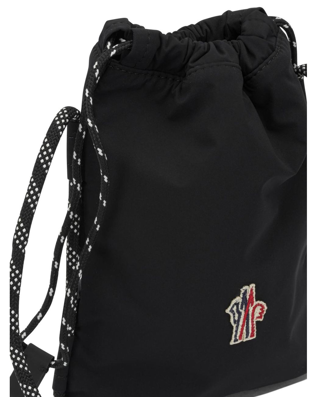Moncler Black "Makaio" Small Shoulder Bag for men