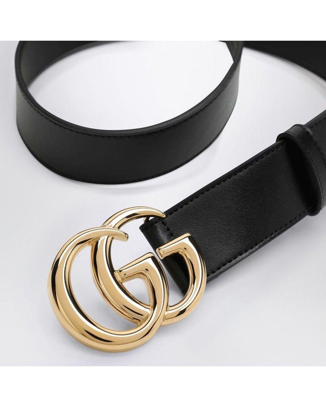 Gucci Black Gg Marmont Belt for men
