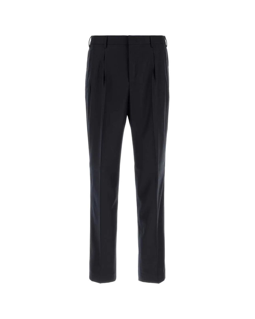 PT Torino Black Pantalone Doppia Pinces for men