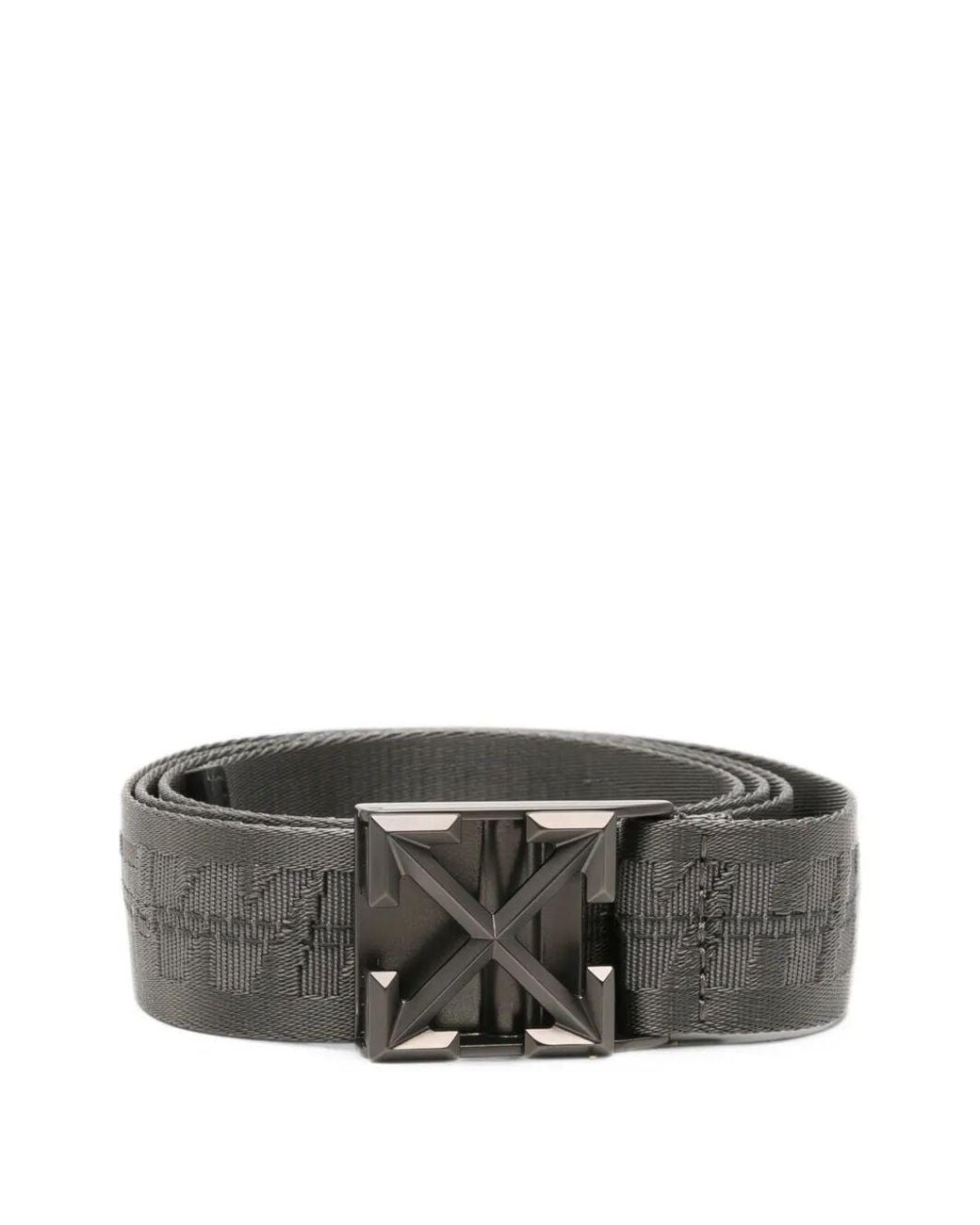 Off-White c/o Virgil Abloh Gray "Tape Belt Arrow" 35Mm