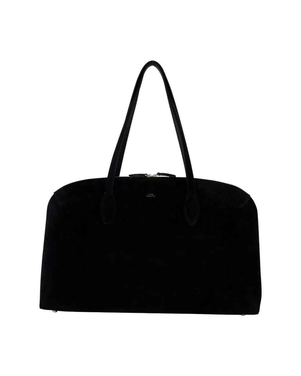 Totême Black "Suede Day" Tote Bag