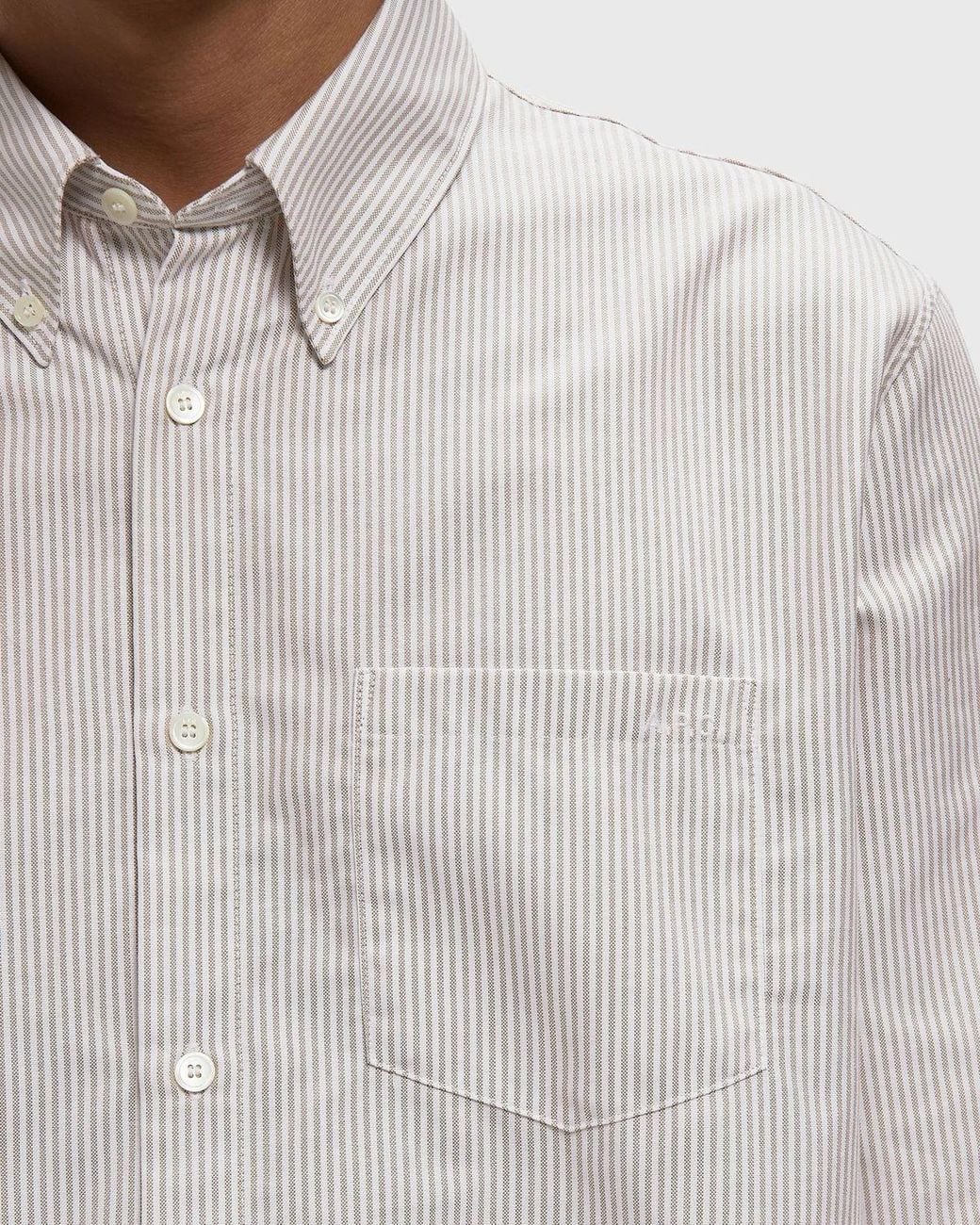 A.P.C. Natural Shirt New Greg for men