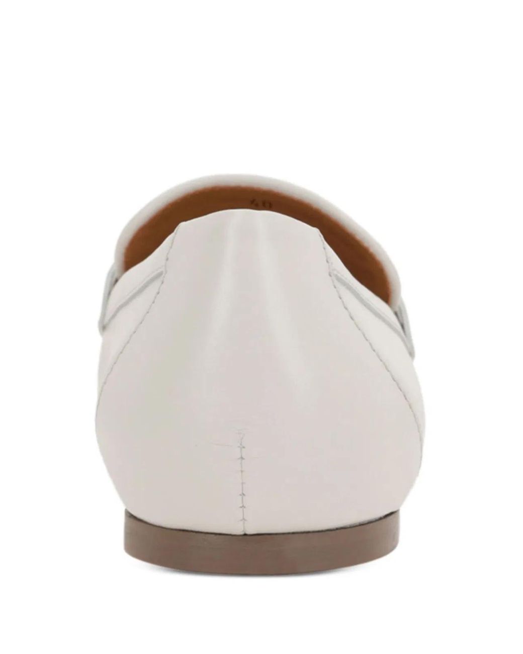 Tod's White Berretta Attacchi Loafers