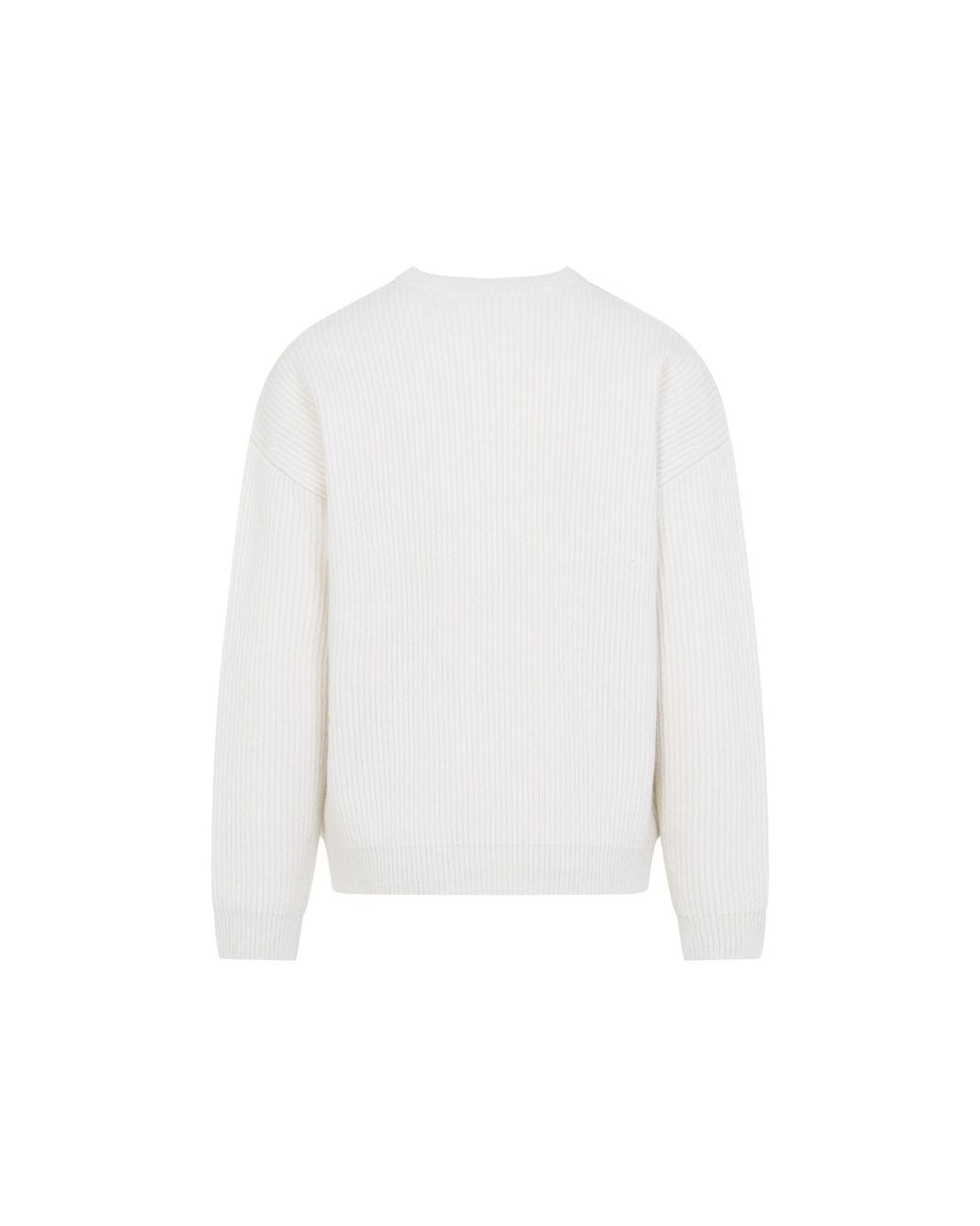 Acne White Off Sweater for men