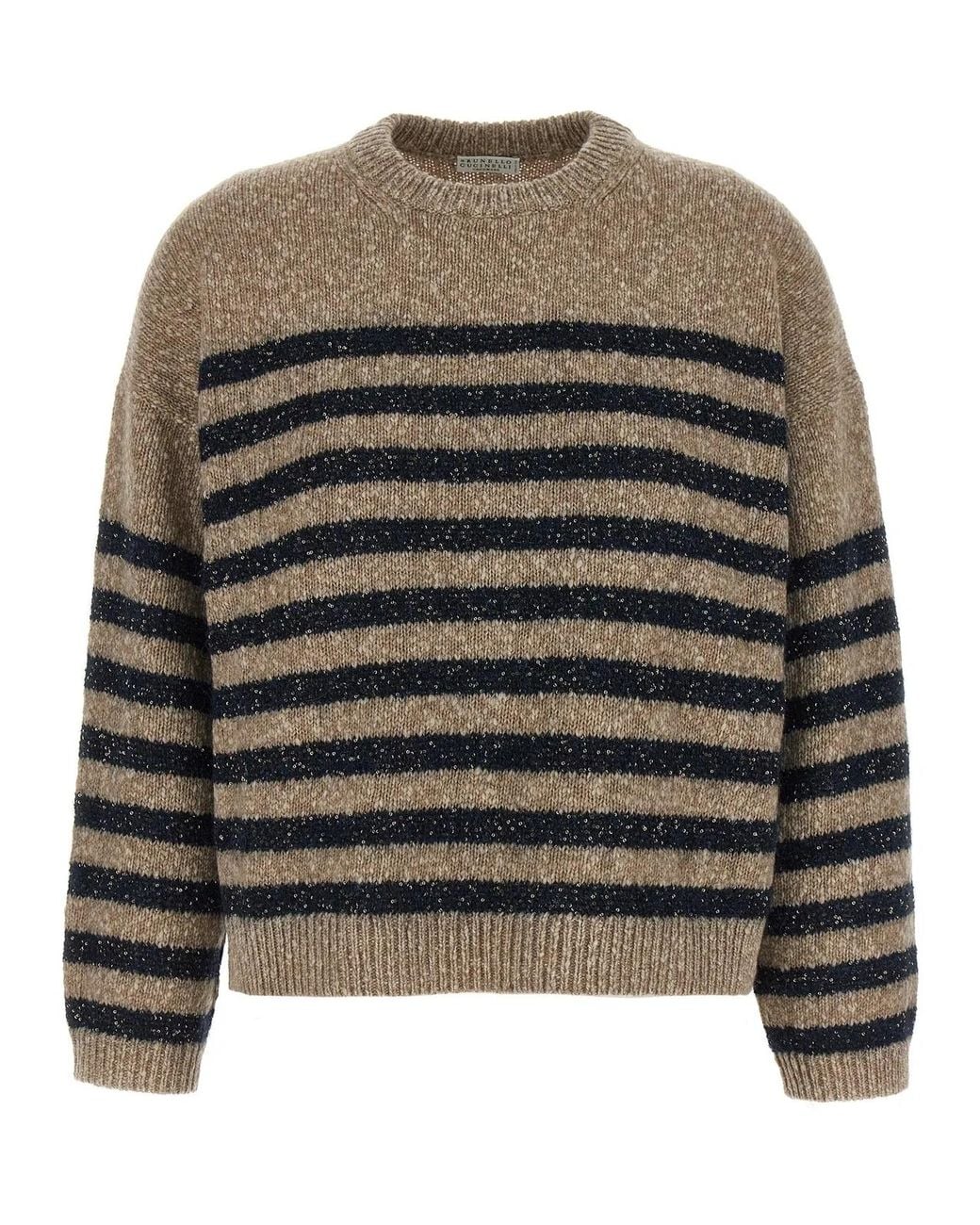 Brunello Cucinelli Gray Wool Cardigan Clothing