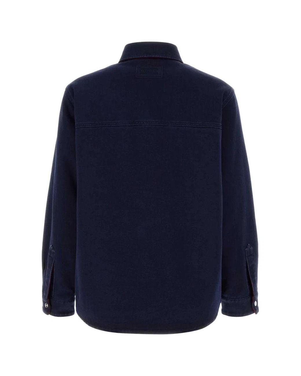 Gucci Blue Denim Tops for men